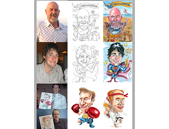 Perth Caricaturist - Henry Lam Caricatures - Cartoonist