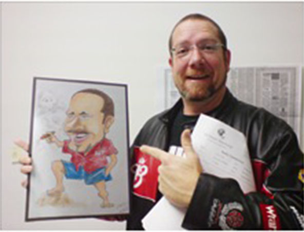 Perth Caricaturist - Henry Lam Caricatures - Cartoonist