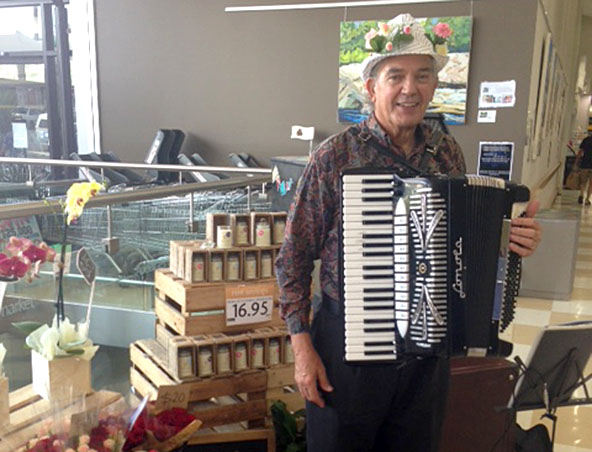 Adelaide Piano Accordion Player - Musician - Italian Accordion Music